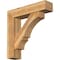 Ekena Millwork Balboa Block Rough Sawn Bracket w/ Offset Brace, Western Red Cedar, 8"W x 34"D x 34"H BKT0806X34X34BOA05RWR - alternate 1